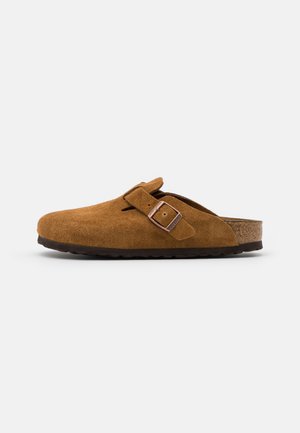 Birkenstock BOSTON SFB VL NARROW - Slippers - brown