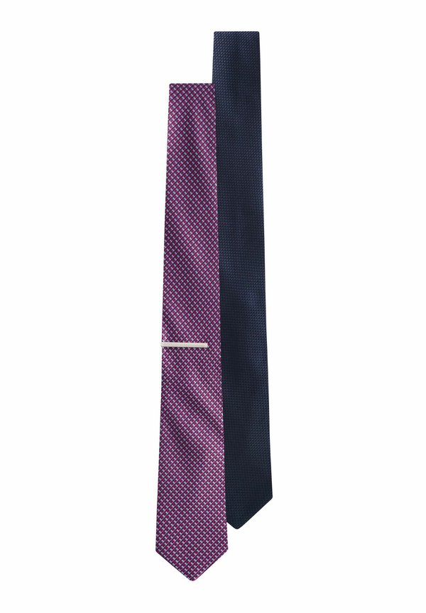 TEXTURED AND CLIPS 2 PACK - Krawatte