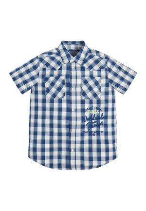 MIT VICHY-MUSTER - Shirt - blau