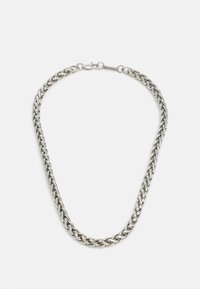 7MM WHEAT CHAIN NECKLACE UNISEX - Collana - silver-coloured