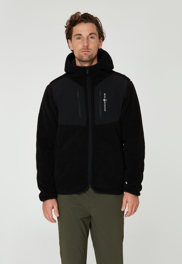 PILE HOOD - Fleecejacke - carbon