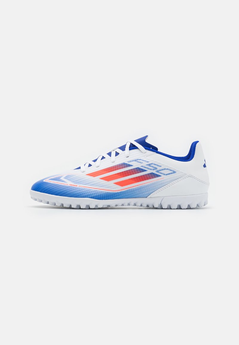 adidas Performance F50 CLUB TF - Kopačky na umělý povrch - footwear white/solar red/lucid blue