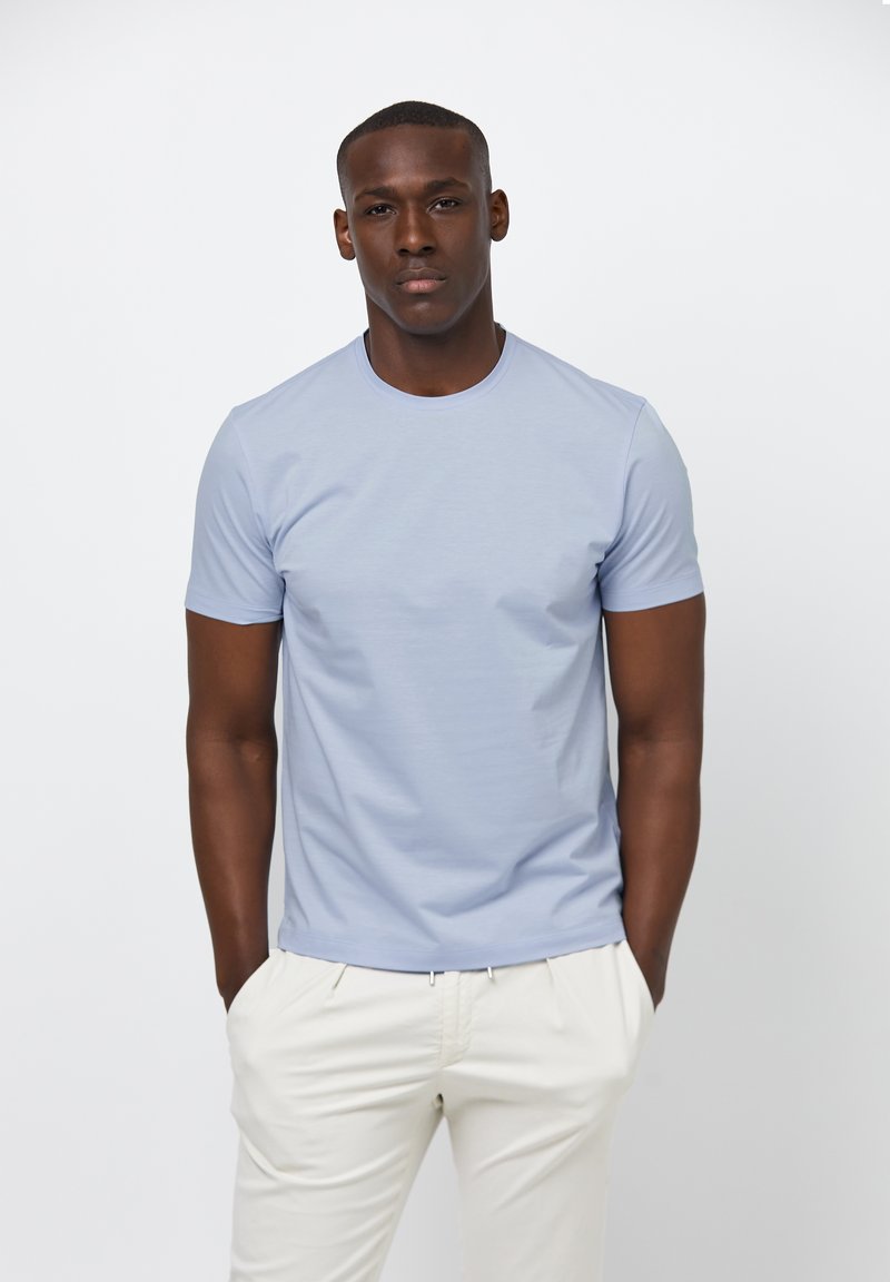 PROFUOMO SHORT SLEEVE Tshirt basic light blue/blauw Zalando.nl