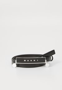 BELT UNISEX - Belt - black/lily white