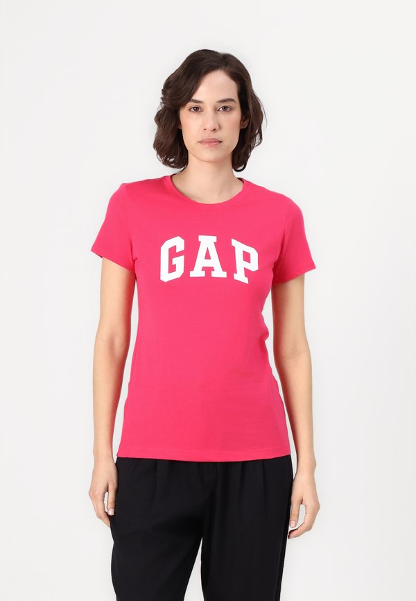 TEE - Print T-shirt - raspberry