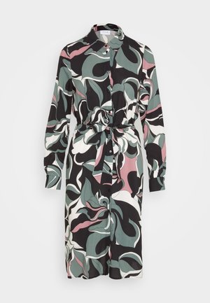 VILA VIPAYA LONG SHIRT DRESS - Φόρεμα πουκάμισο - black