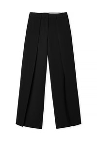 WEITE MIT MITTLERER TAILLE - Bukser - black