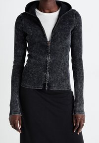 Weekday Strickjacke - black