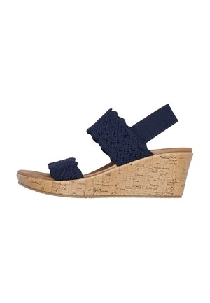 Skechers Sandali con zeppa - azul