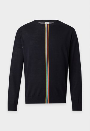 Paul Smith, MEN SWEATER CREW NECK - Svetrík - blue