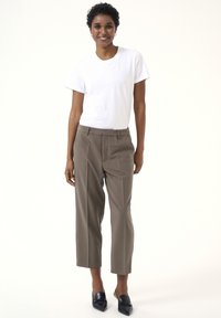 Kaffe KASAKURA - Tygbyxor - major brown