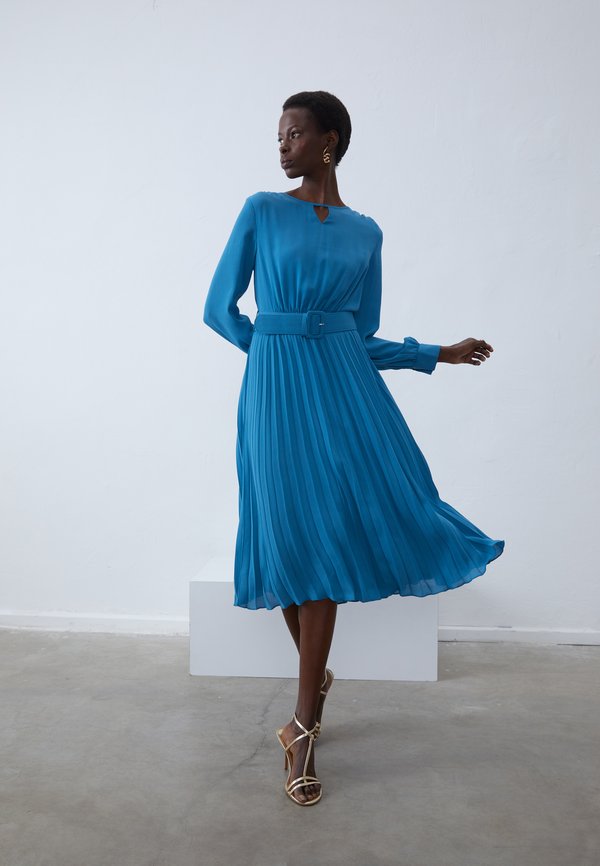 PLISSEE MIDI DRESS - Freizeitkleid