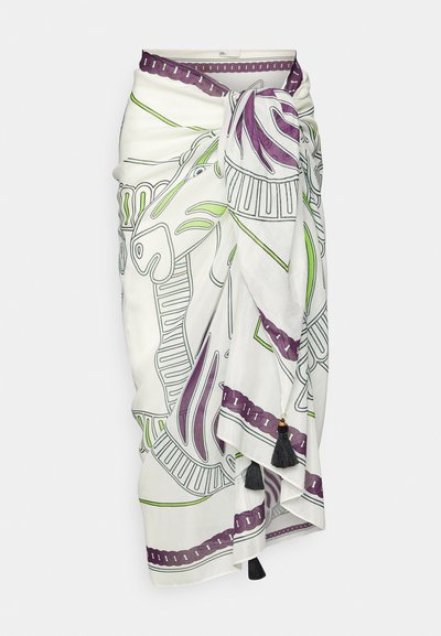 Tory Burch PRINTED PAREO - Accesoriu plajă - beige