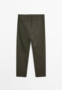 Massimo Dutti JOGGER - Trousers - dark green