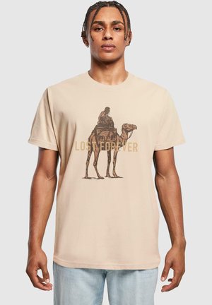 LOST FOREVER - T-shirt con stampa - sand