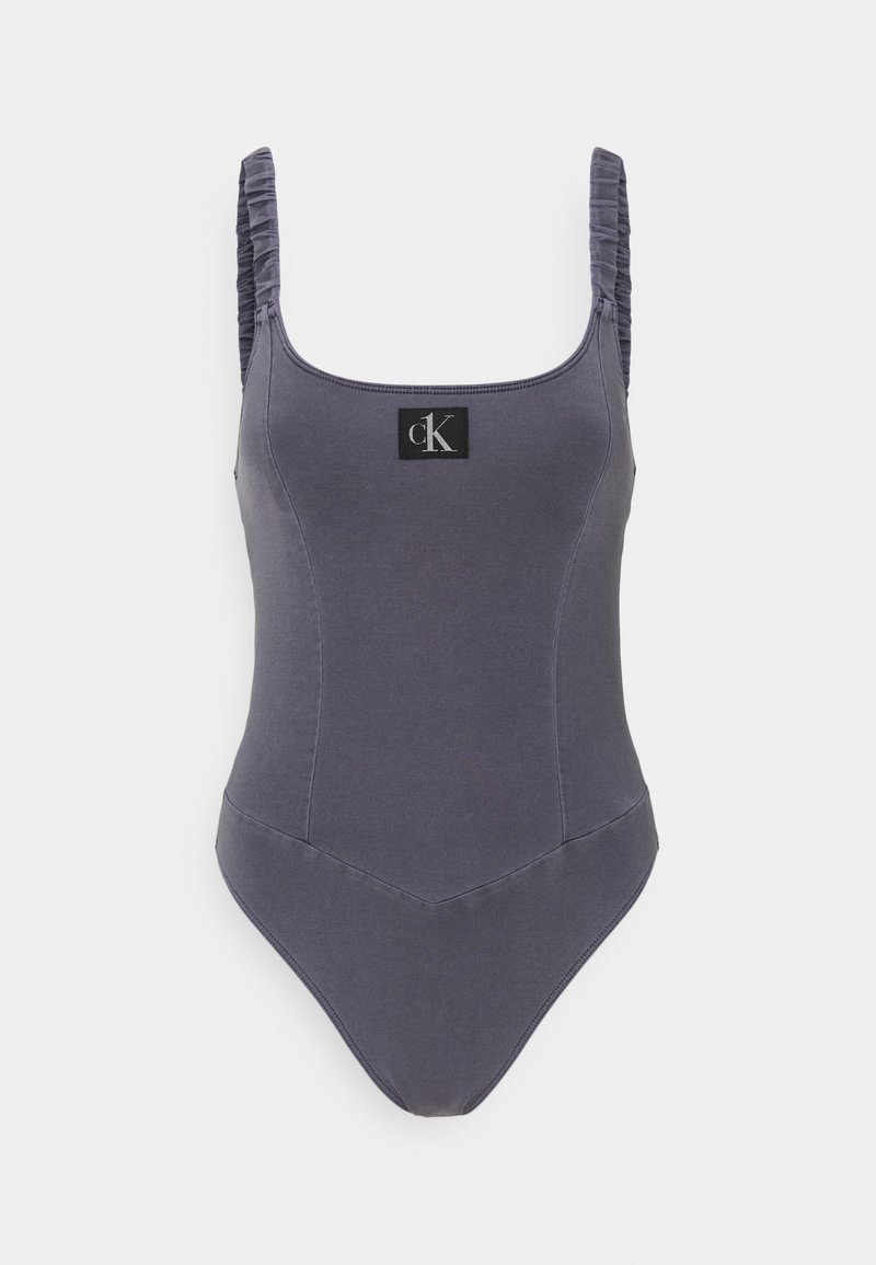 Calvin Klein Swimwear AUTHENTIC ONE PIECE Swimsuit blue Zalando.co.uk