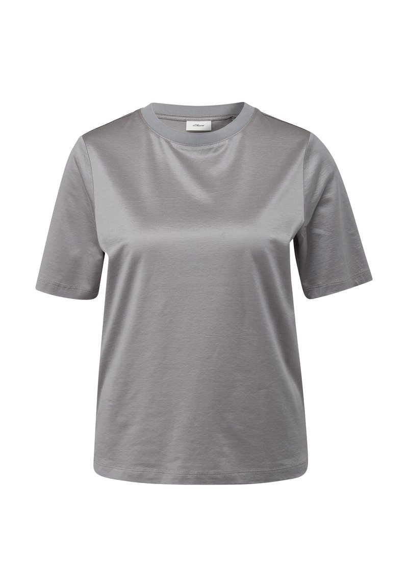 s.Oliver BLACK LABEL T-shirt basic grijs s.Oliver BLACK LABEL T-shirt basic grijs