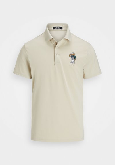Polo Ralph Lauren TAILORED FIT BEAR PERFORMANCE POLO SHIRT - Pólóing - basic sand