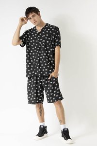 Kaotiko EYES UNISEX - Vapaa-ajan kauluspaita - black