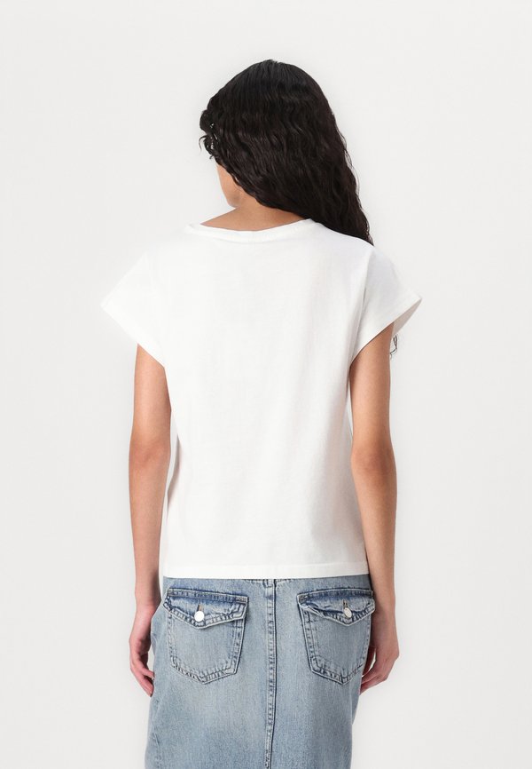 JDYROSE O NECK - Print T-shirt - cloud dancer4