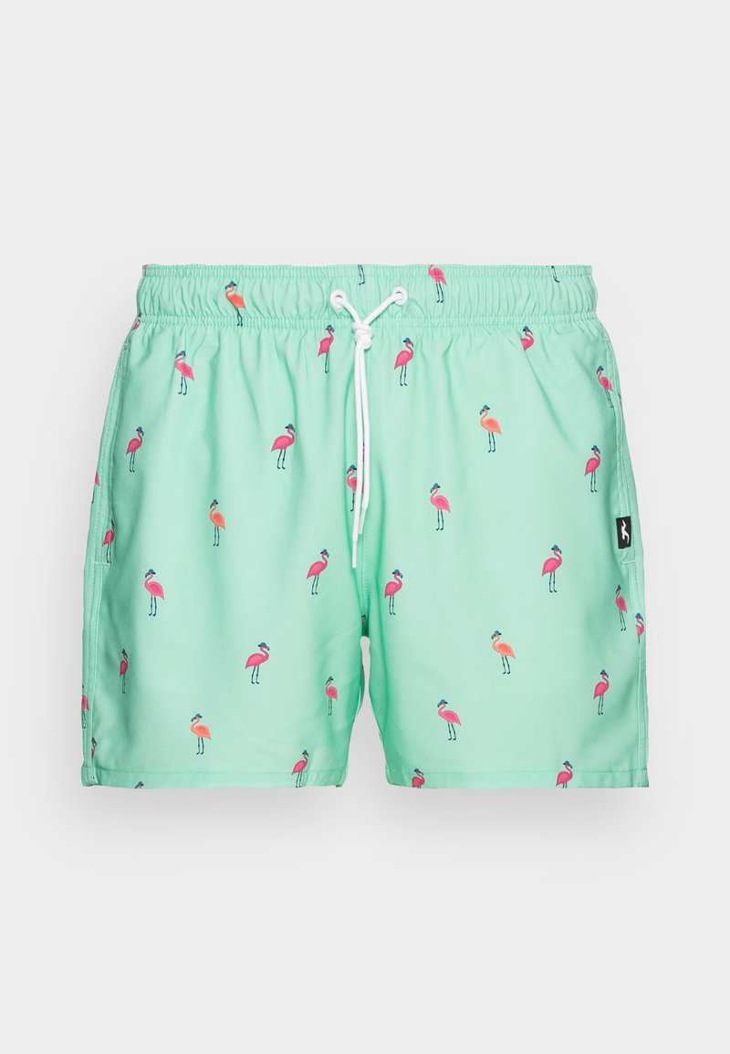 Hollister Co. WEBEX PATTERN GUARD Badeshorts mint flamingo/mint
