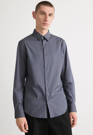 SOLID STRETCH SLIM SHIRT - Επίσημο πουκάμισο - coal