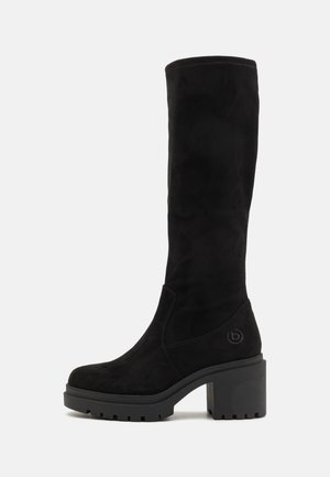 Platform boots - black