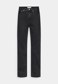 HIGH RISE STRAIGHT - Tiesaus kirpimo džinsai - denim black