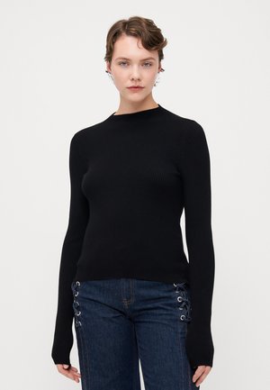 VMNANCY FUNNELNECK  - Strikkegenser - black