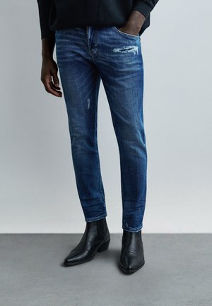 SKATER - Slim fit jeans - blue denim