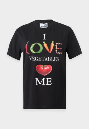 Love Moschino, TEES - Тениска с щампа - black