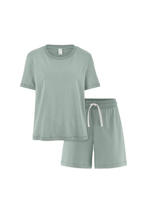hessnatur, HESSNATUR PYJAMA SET - Pigiama - mattgrün