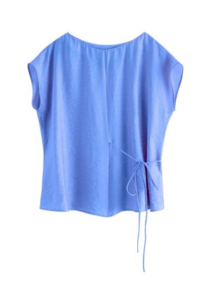 Lindex, LINDEX SLEEVELESS BLOUSE WITH TIE BAND LINDEX - Camicetta - light dusty blue