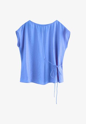 Lindex, LINDEX SLEEVELESS BLOUSE WITH TIE BAND LINDEX - Camicetta - light dusty blue