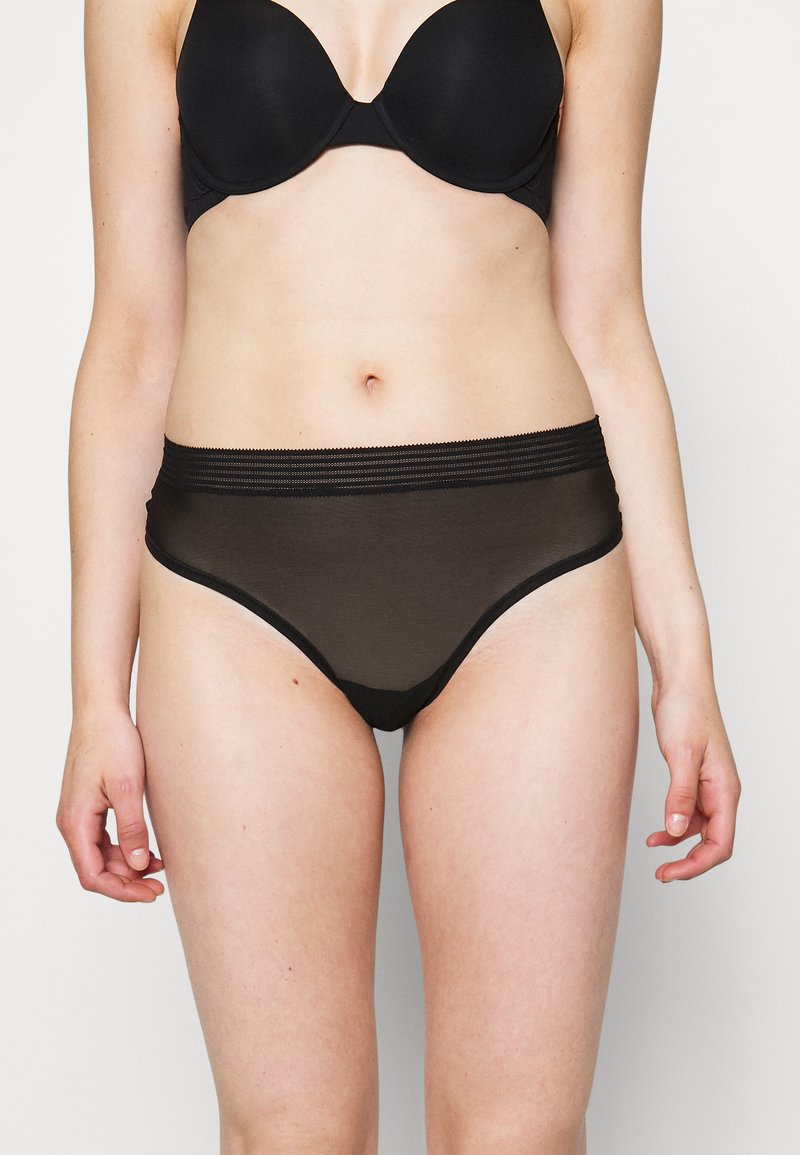 Triumph - TEMPTING SHEER HIGHWAIST  - Thong - black, Enlarge