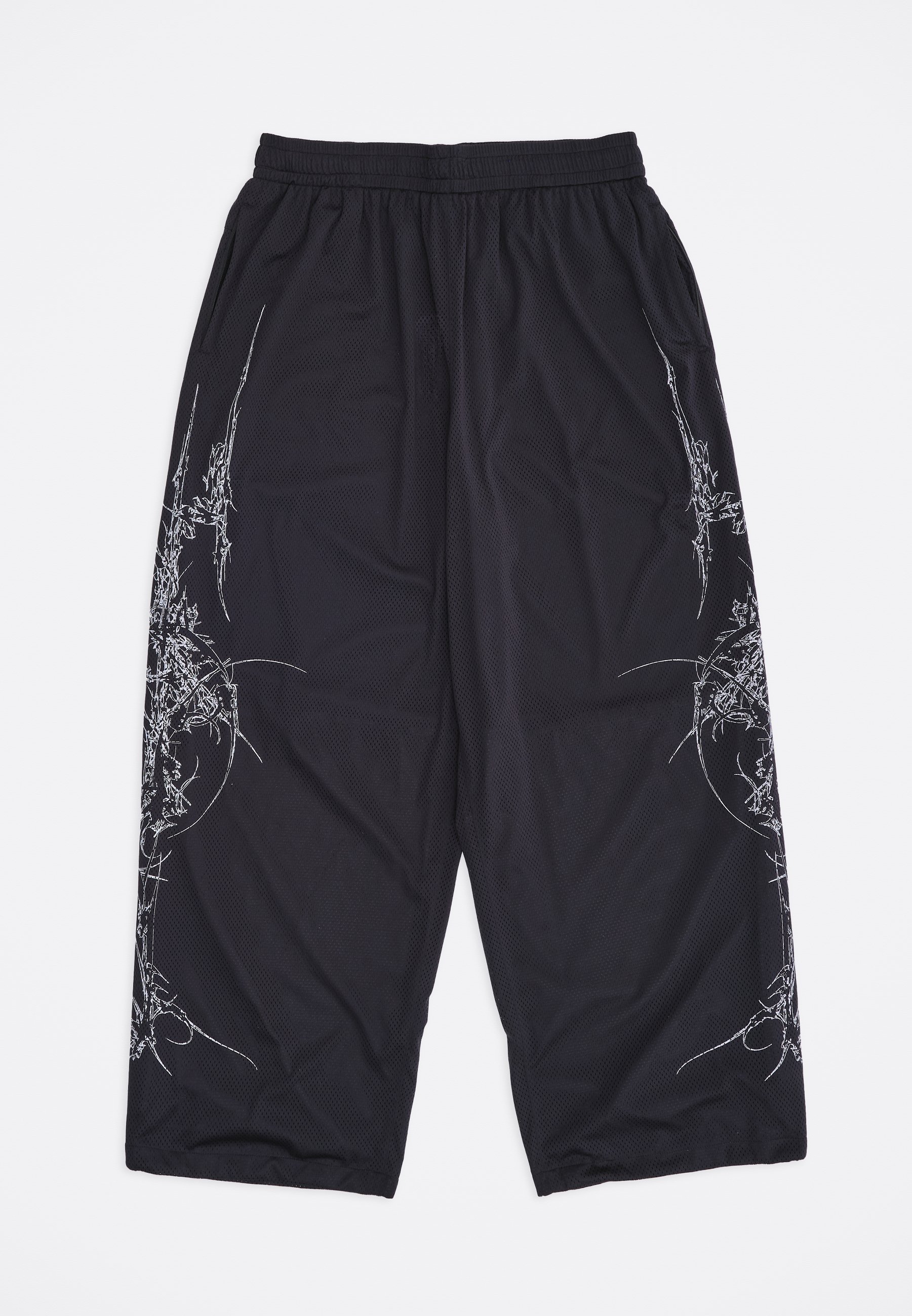 Jaded London MONSTER AIRTEX VAPOUR - Tracksuit bottoms - black