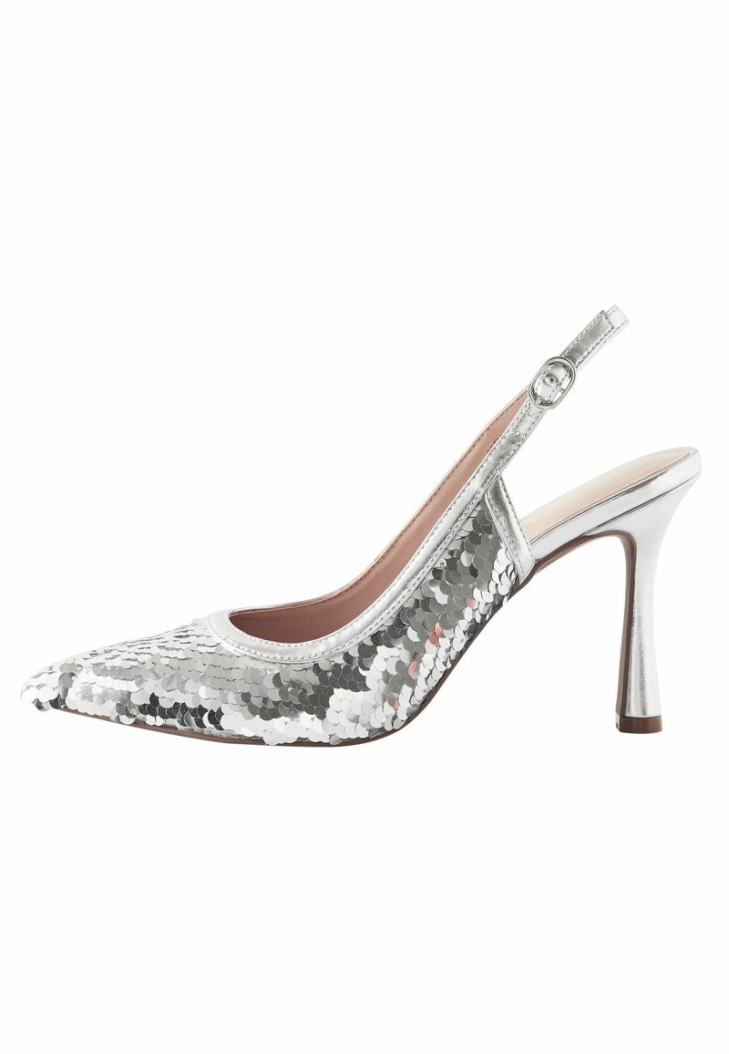 Next FOREVER COMFORT SEQUIN POINT TOE  - Klassikalised kontsakingad - silver