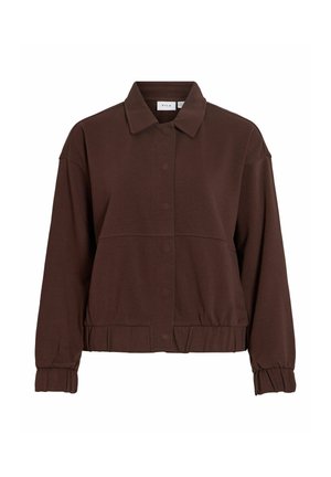 VILA, SHACKET VIODESSIA BUTTONED - Veste légère - coffee bean