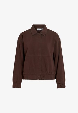 VILA, SHACKET VIODESSIA BUTTONED - Veste légère - coffee bean