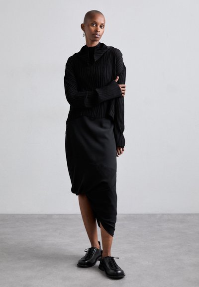 MM6 Maison Margiela MIDI SKIRT - Jupe crayon - black