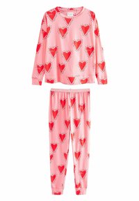 Next SET PRINT LONG SLEEVE - REGULAR FIT - Nattøj sæt - pink heart