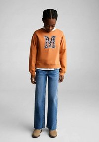 Mango Kids Športni pulover - orange