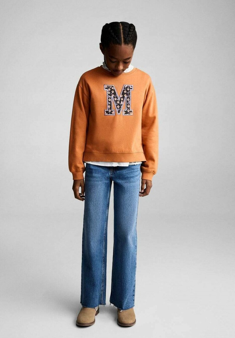 Mango Kids Športni pulover - orange