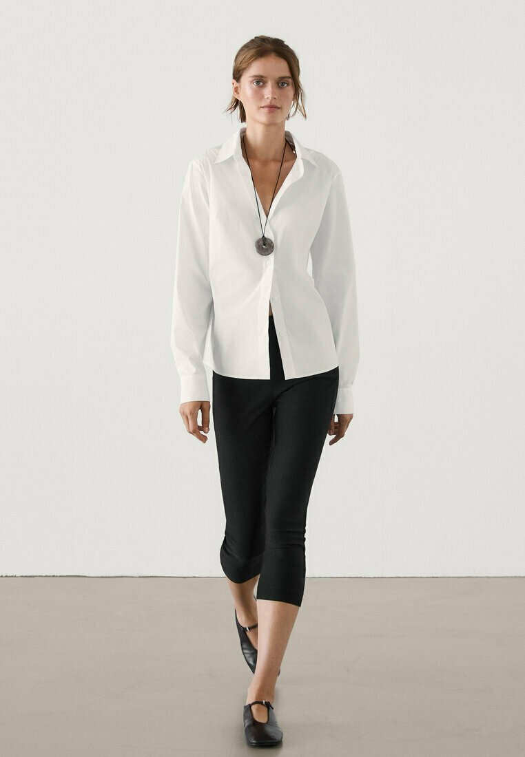 売れ筋商品|||マッシモ ドゥッティ シャツ レディース トップス Button-down blouse - white Ladies shirt blouse, White | Manufactum