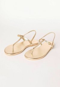 REGULAR FIT - TOE THONG FIT - Sandaler m/ tåsplit - gold