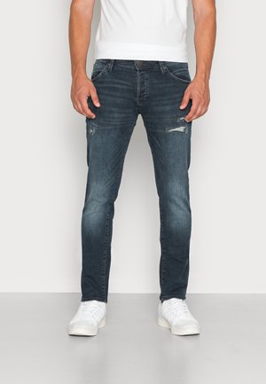 Jack & Jones JJIGLENN JJFOX - Calças de ganga de perna direita - grey denim