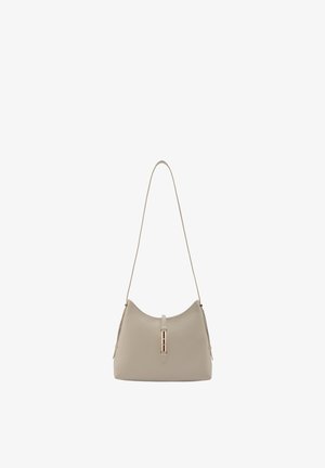Seidenfelt, SEIDENFELT BAGS LOVIISA MIDI HOBO - Umhängetasche - cool taupe
