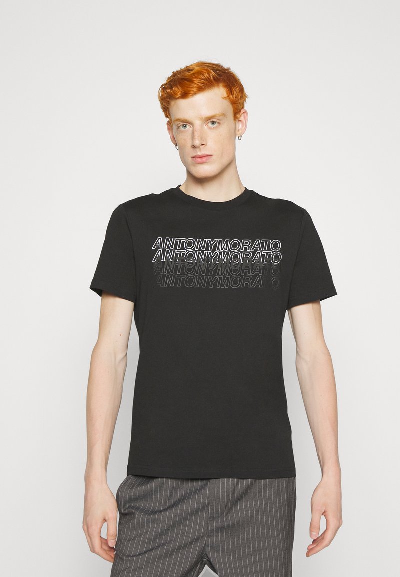 Antony Morato T Shirt Homme Vert En Coton Imprime A Col Rond main image 1