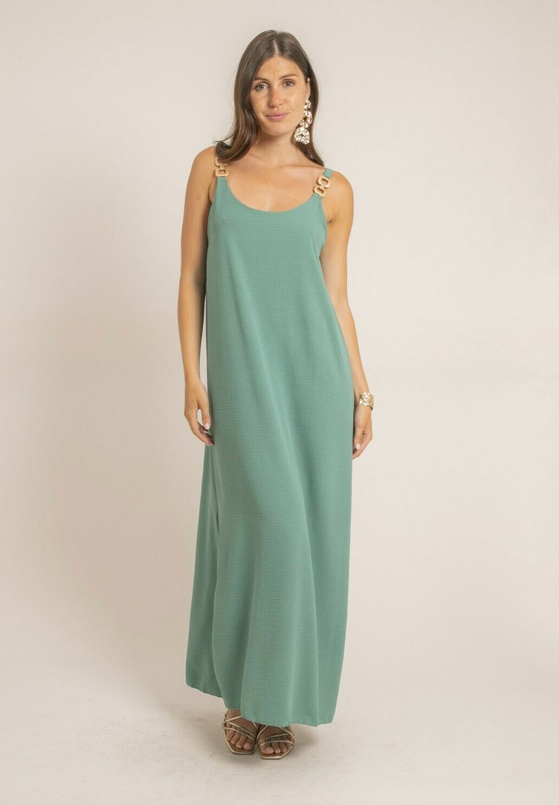 Dona x Lisa LONGUE FLUIDE IDOZANE - Robe longue - vert amande