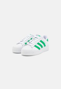 adidas Originals SUPERSTAR XLG - Sneakers - white/green